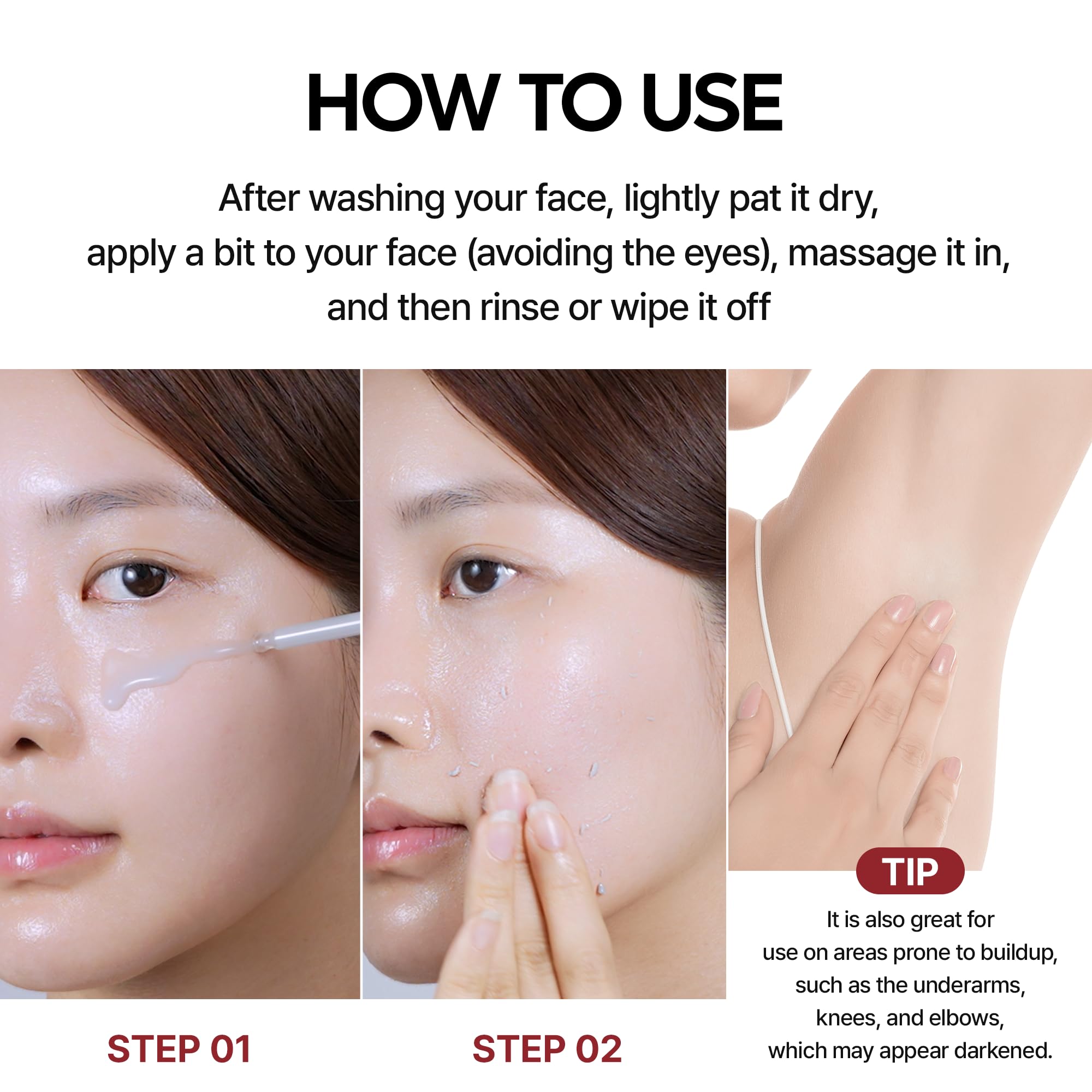 Dr.Melaxin Peel Shot Exfoliating Black Rice Ampoule 2.7 fl.oz - Rice Water AHA BHA Niacinamide Serum for Dead Skin Cells, Blackheads and Pores, Glass Skin Glow, Korean Skin Care Exfoliant