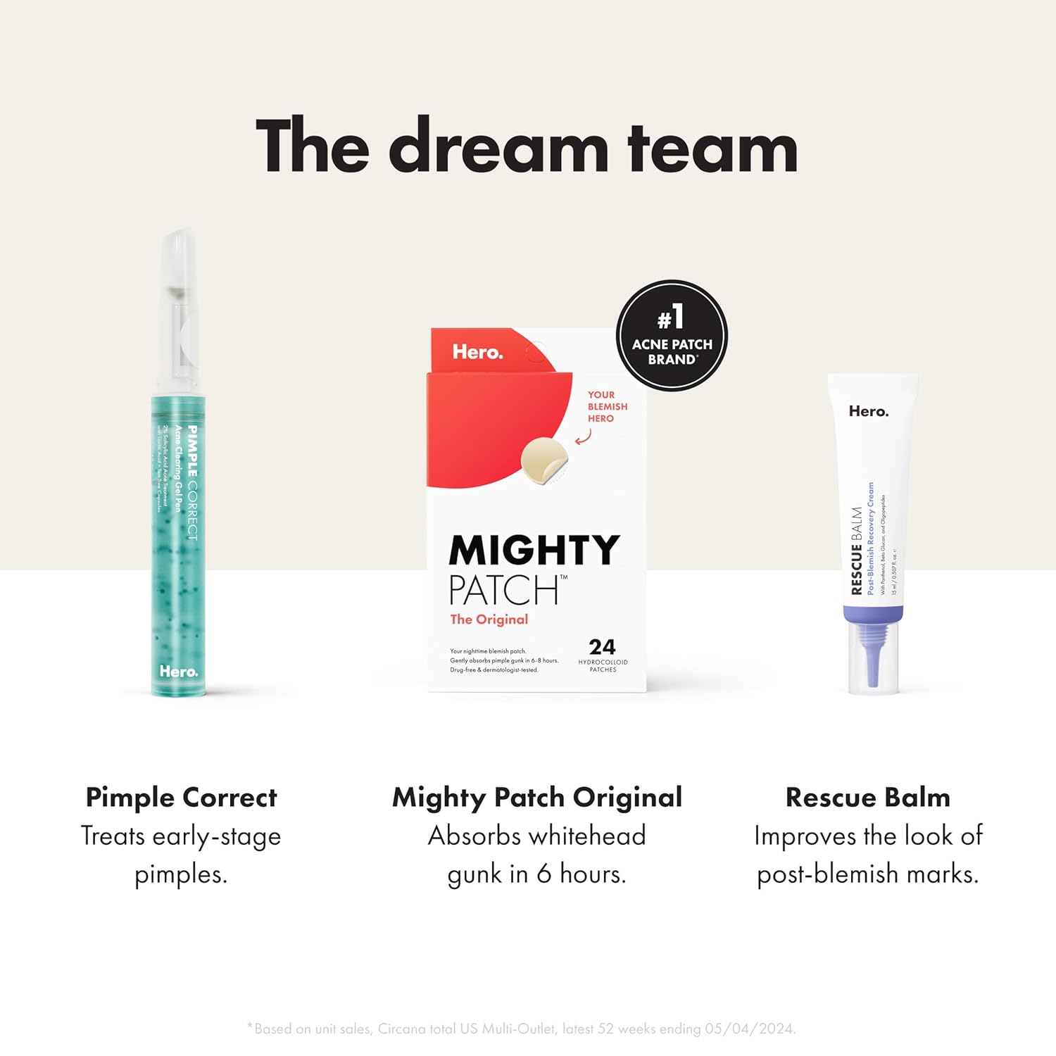 Mighty Patch Original Patch from Hero Cosmetics - #1 Best Selling Hydrocolloid Acne Pimple Patches for Face, Shrinking Zits & Whiteheads in 1 Use, Nighttime Spot Pimple Stickers for Face, 75 Count