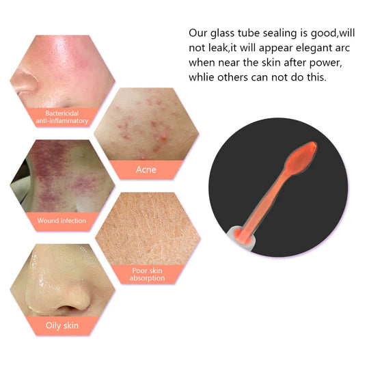 Wildbloom ™ High Frequency Skin Therapy wand 4 in 1