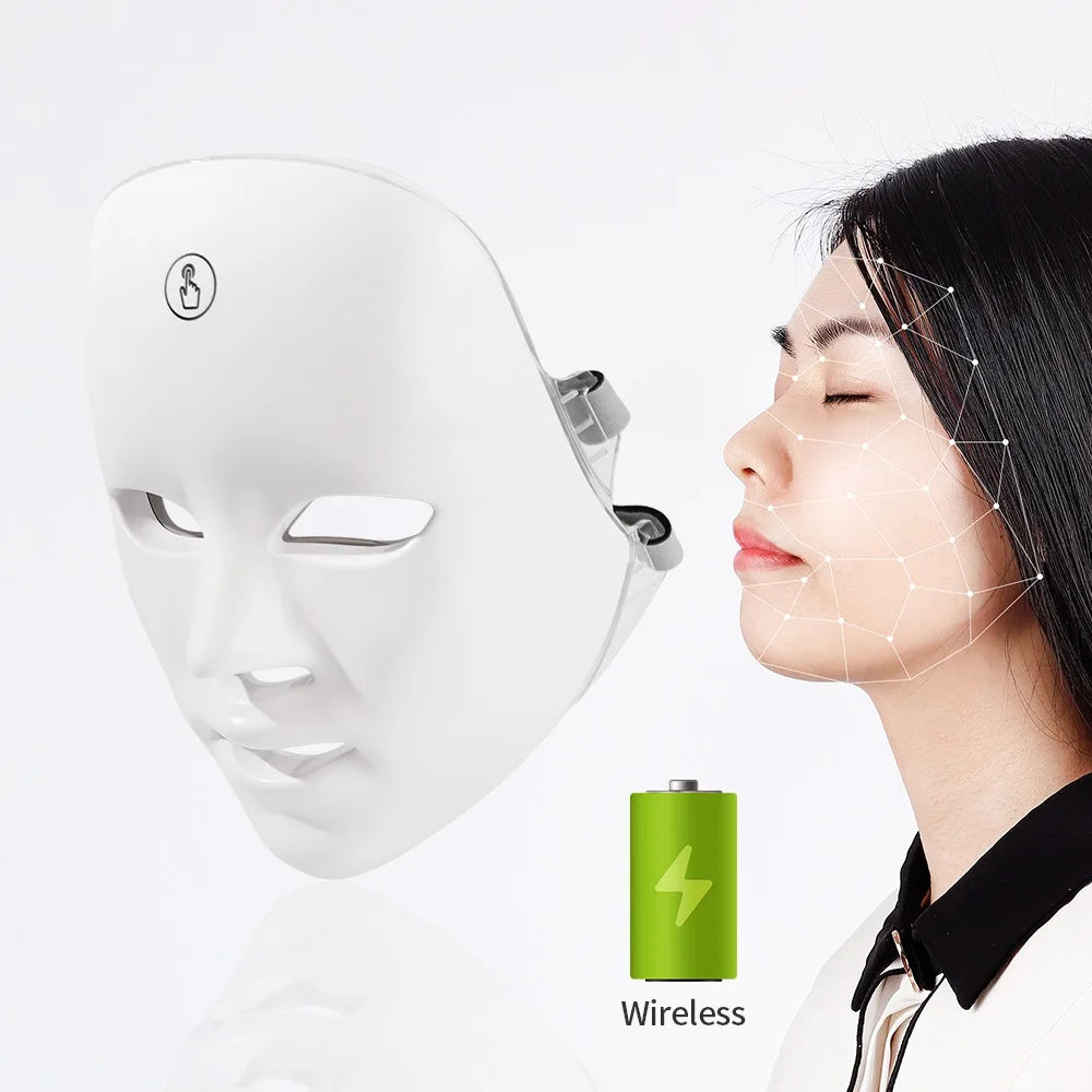 Wildbloom ™  Light Led Facial Light Therapy Photon Face Masks Wrinkle Anti-Acne
