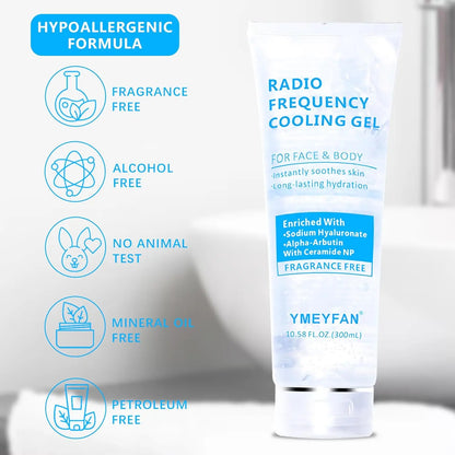 Wildbloom ™ - Conductive Gel for Microcurrent Facial Hydrating Gel Primer With Hyaluronic Acid Ceramide