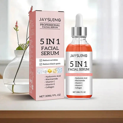 Wildbloom ™ - 5 In 1 Face Serum Moisturizing brightning Vitamin C Hyaluronic