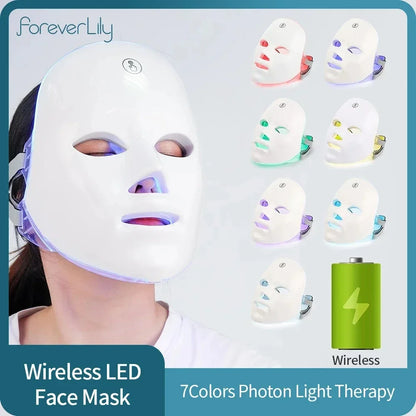 Wildbloom ™  Light Led Facial Light Therapy Photon Face Masks Wrinkle Anti-Acne