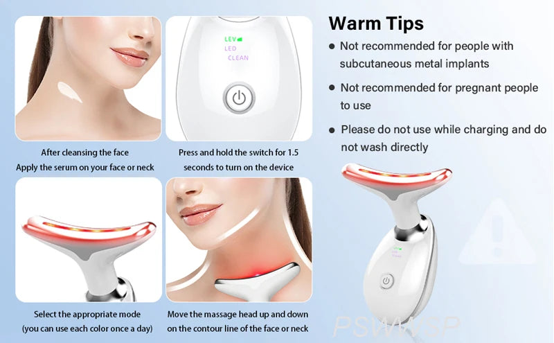 Wildbloom ™ - Microcurrent Face & Neck Lifting Massager