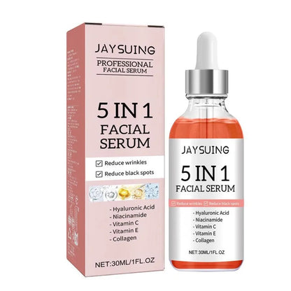 Wildbloom ™ - 5 In 1 Face Serum Moisturizing brightning Vitamin C Hyaluronic