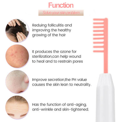 Wildbloom ™ High Frequency Skin Therapy wand 4 in 1