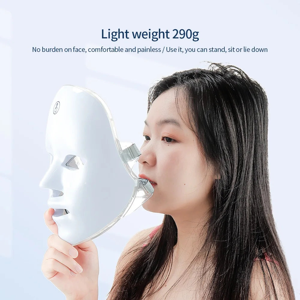Wildbloom ™  Light Led Facial Light Therapy Photon Face Masks Wrinkle Anti-Acne