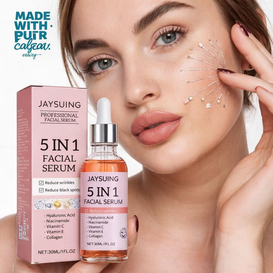 Wildbloom ™ - 5 In 1 Face Serum Moisturizing brightning Vitamin C Hyaluronic